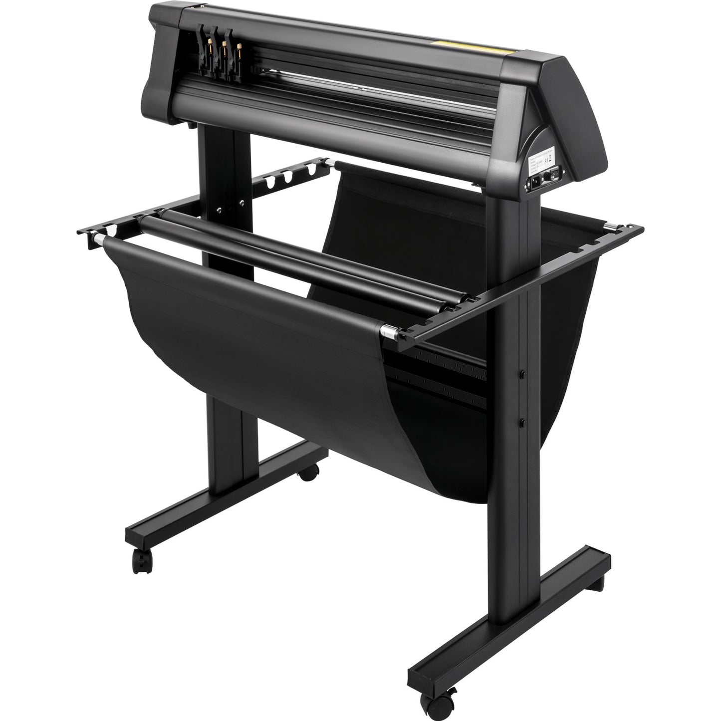 Vinyl cutter, 720mm vinyl plotter, LED screen plotter cutter, semi-automatic built-in optical eye, compatible with SignCut software for Mac and Windows systems with stand