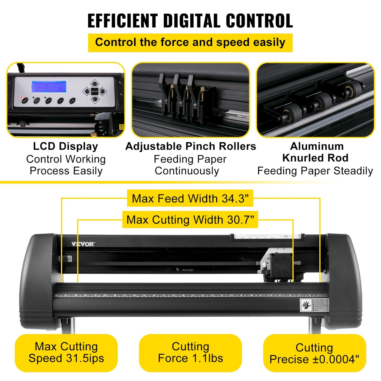 870 mm Vinyl Cutter Machine Vinyl Plotter SignCut Software för Windows