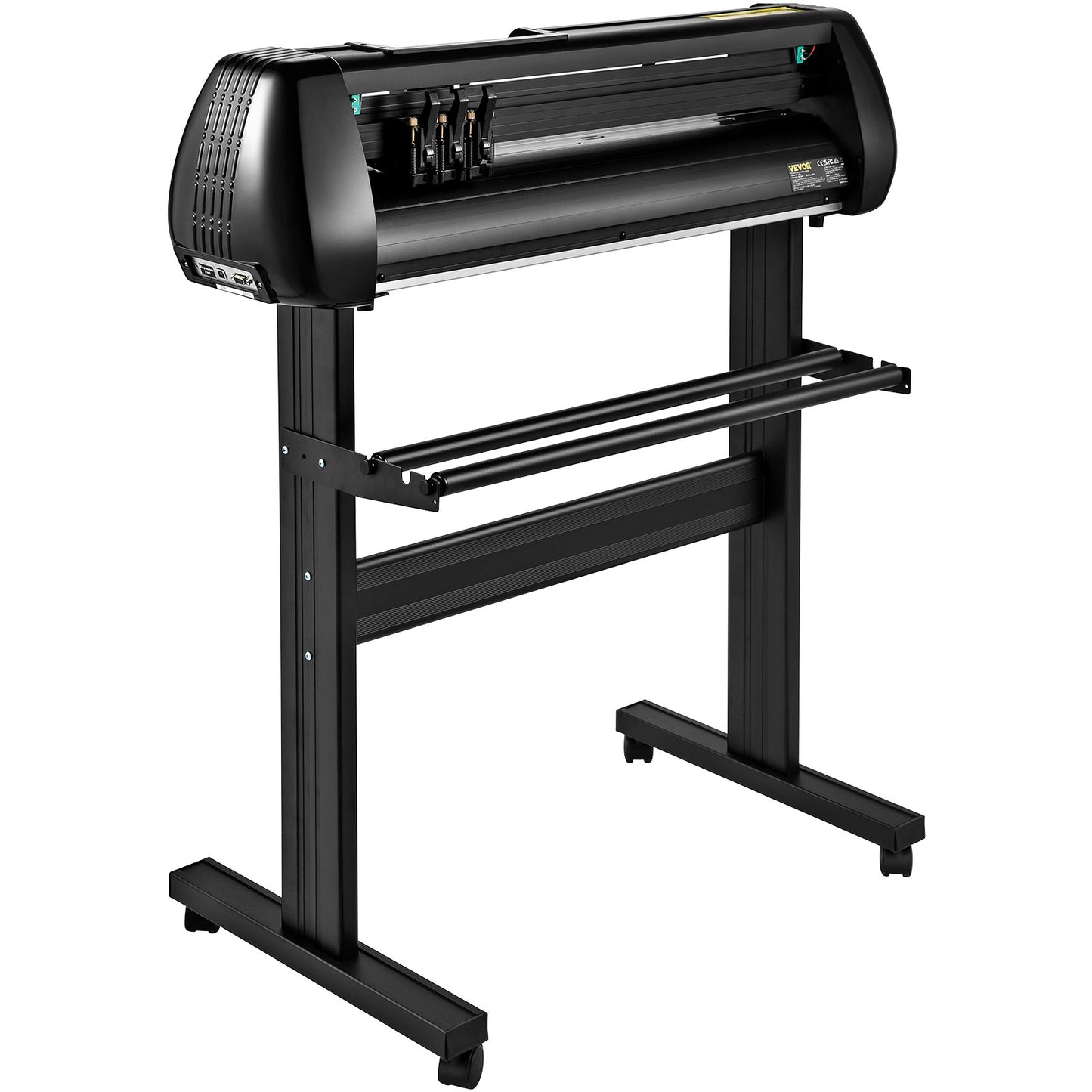 Vinyl Cutter Machine, 34-inch Cutting Plotter, Offline Cutting Machine Kit Mobile Bluetooth, Precise Roller Axis High Precision Adjustable Speed and Force, DIY SignMaster Software Blade for Windows