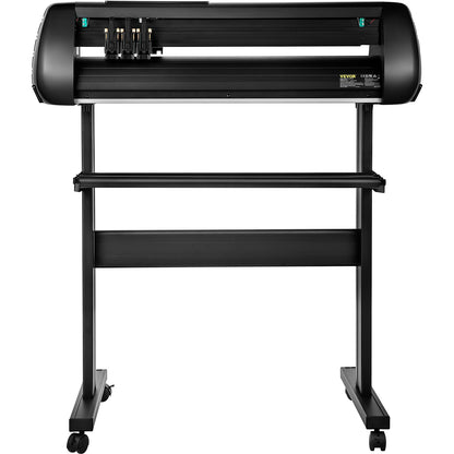 Vinyl Cutter Machine, 28-tums skärplotter, Offline Cutting Machine Kit Mobile Bluetooth, Exakt rullaxel Hög precision justerbar hastighet och kraft, DIY SignMaster Software Blade för Windows