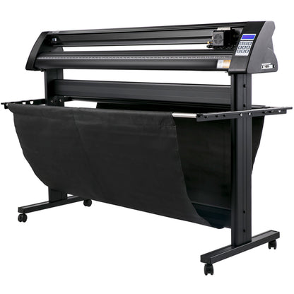 Vinylschneider, 1350 mm Vinylplotter, LED-Bildschirmplotterschneider, halbautomatisches integriertes optisches Auge, kompatibel mit SignMaster-Software für Windows-Systeme mit Ständer
