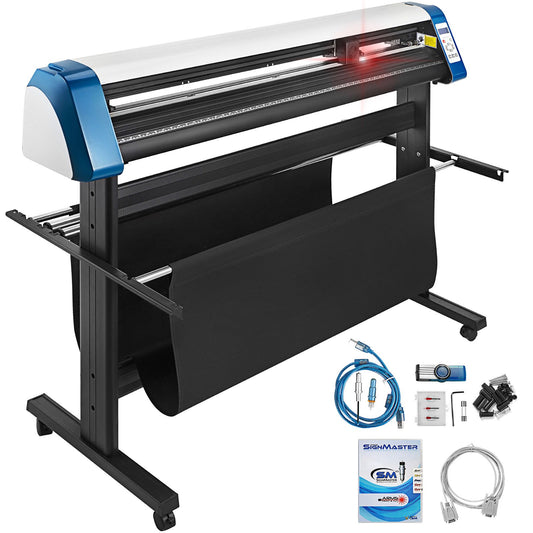 53-tums halvautomatisk Contour Vinyl Cutter Plotter Manuell positionering