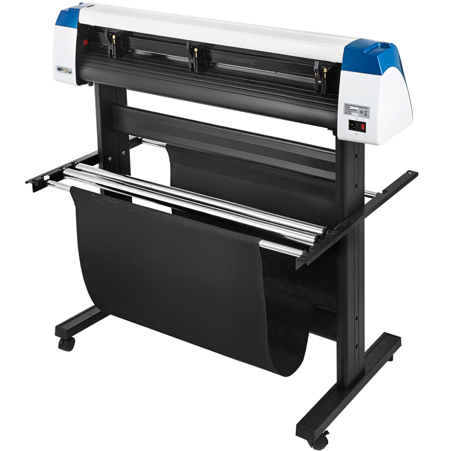 34-tums halvautomatisk Contour Vinyl Cutter Plotter Manuell positionering