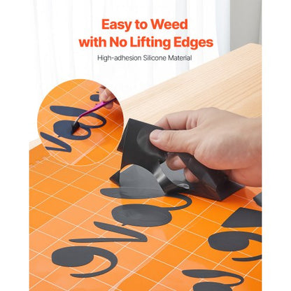 Värmeöverföringsvinyl HTV Strykvinylrulle 304,8 x 15240 mm Glansig svart |  EU