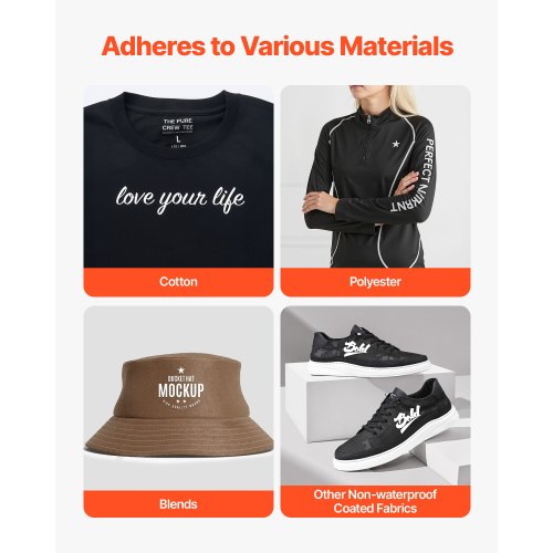 Heat Transfer Vinyl HTV Iron-on Vinyl Pack of 30 304.8 x 304.8 mm | EU