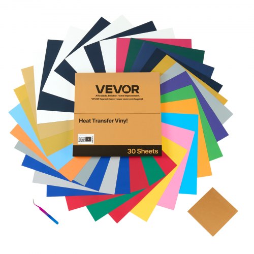 Heat Transfer Vinyl HTV Iron-on Vinyl Pack of 30 304.8 x 304.8 mm | EU