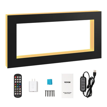 LED-upplyst spritflaska Display Bar Hylla RF & App Control 48 tum