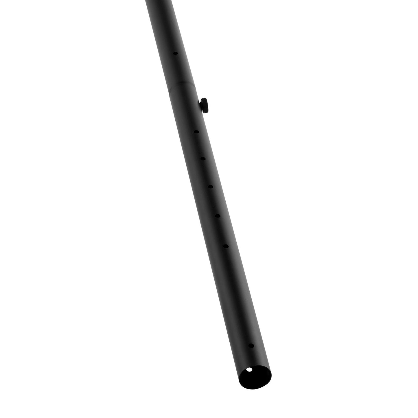 Cast Iron Sign Post 5 Foot Portable U Channel Sign Stand with Wheels Black