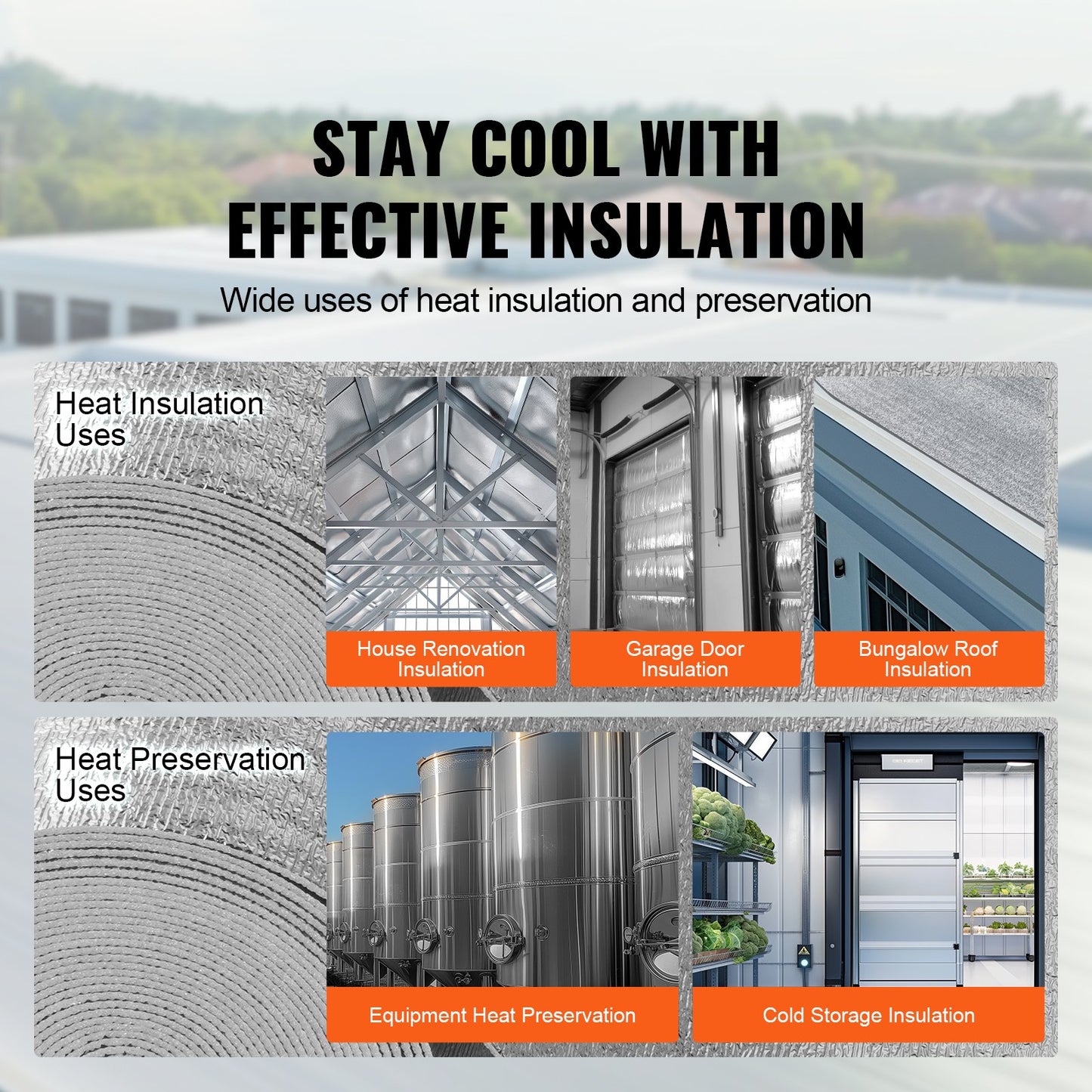 Double Reflective Insulation Roll Foam Core Radiant Barrier 23.8 in x 50 ft.