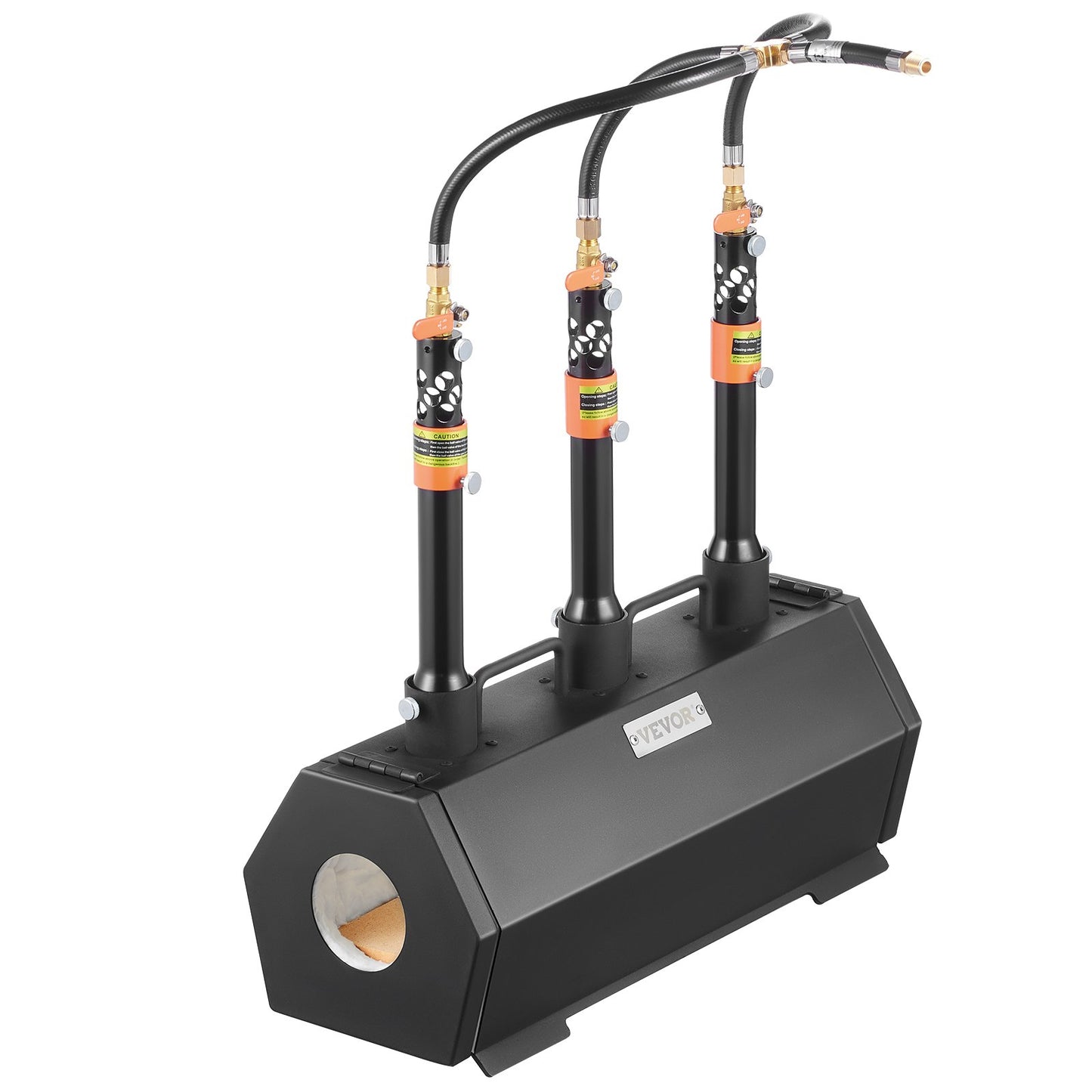 Portable Propane Forge 3 brännare hovslagare Forge 2600℉ Verktygskniv Metal Forge