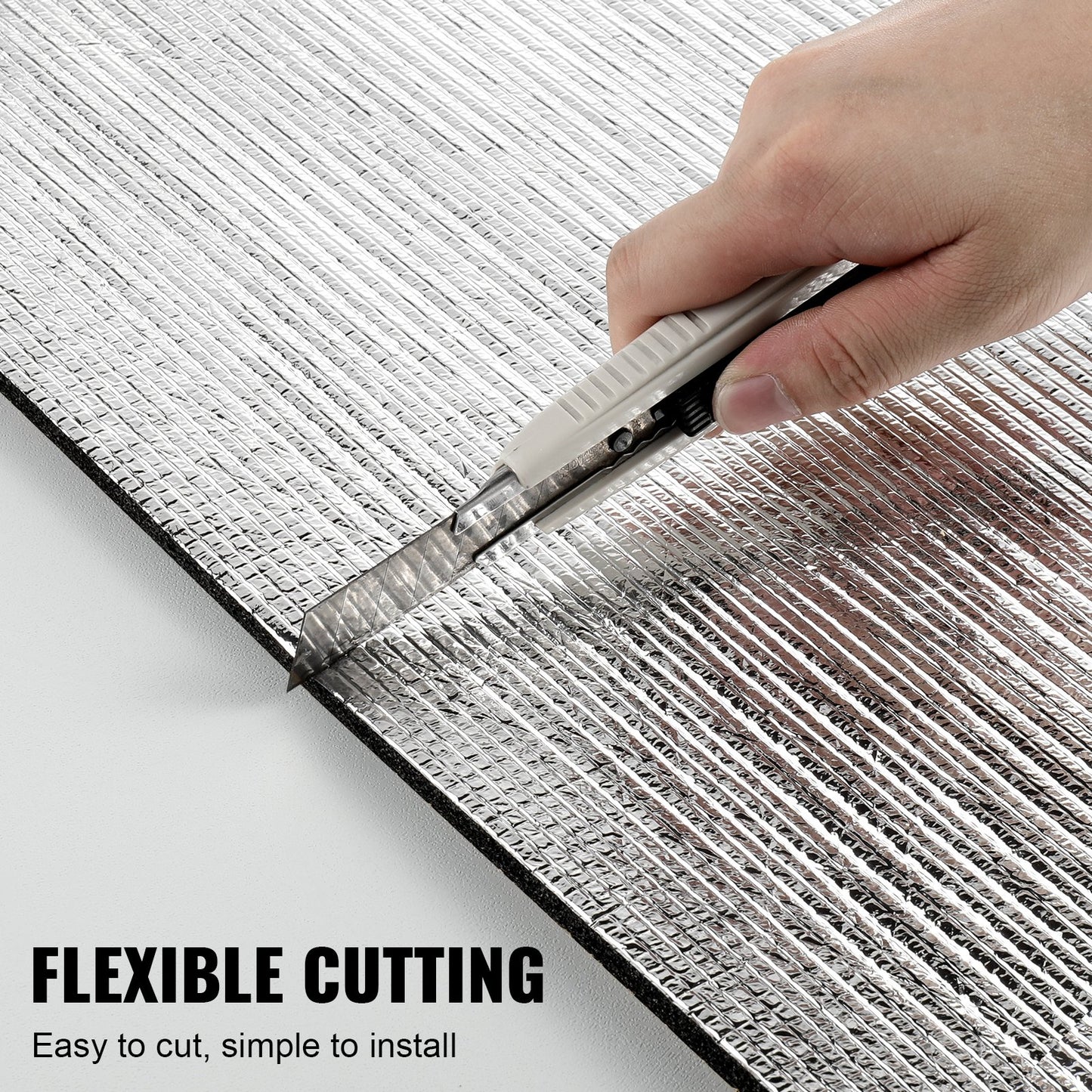 Isoleringsrulle Aluminiumfolie XPE Foam Core Radiant Barrier 40 tum x 5 fot