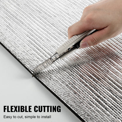 Isoleringsrulle Aluminiumfolie XPE Foam Core Radiant Barrier 40 tum x 5 fot