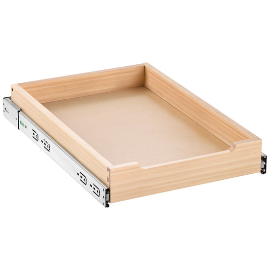 Pull Out Cabinet Organizer Soft Close Slideout Shelf Wooden Drawer 14"Wx21"D