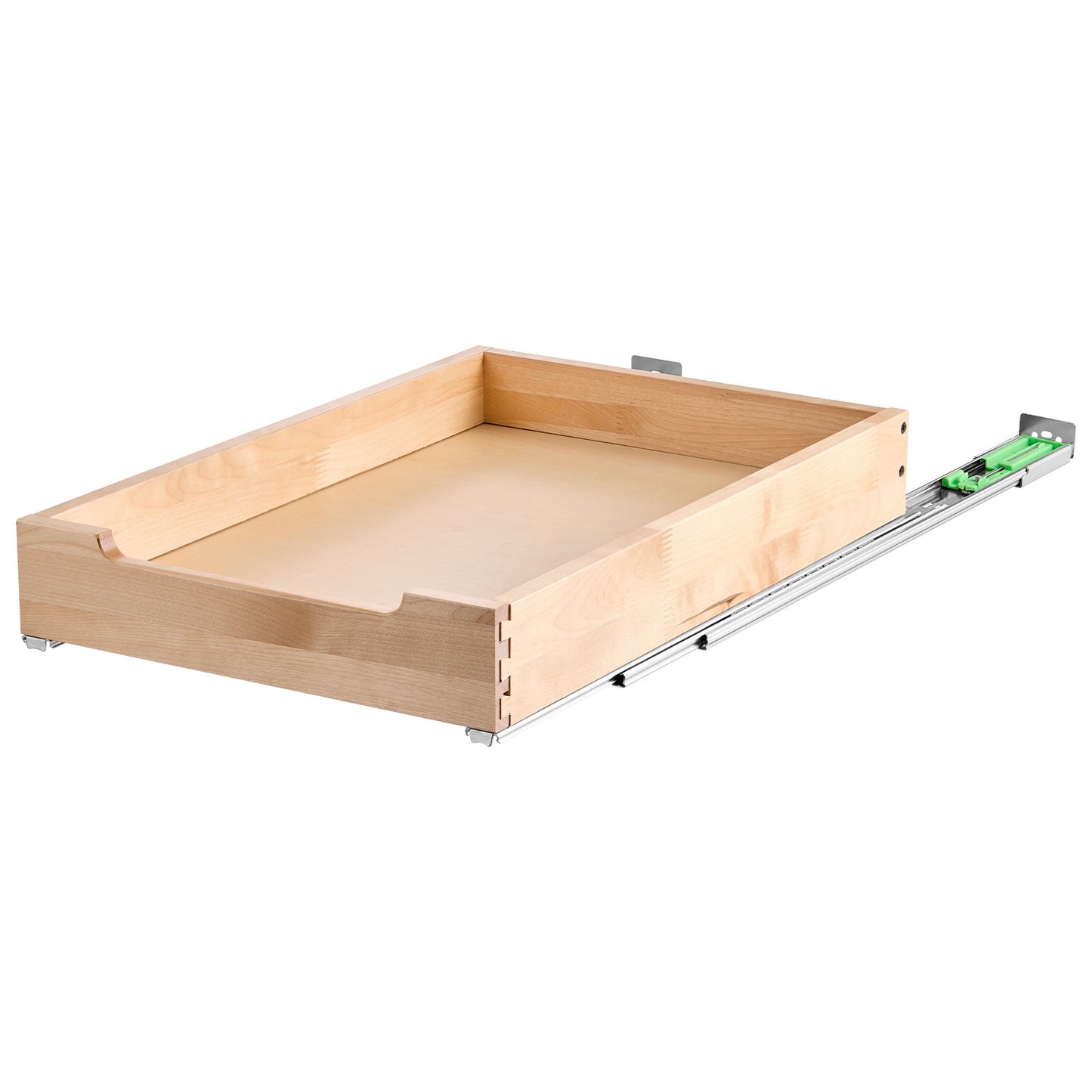 Pull Out Cabinet Organizer Soft Close Slideout Shelf Wooden Drawer 14"Wx21"D