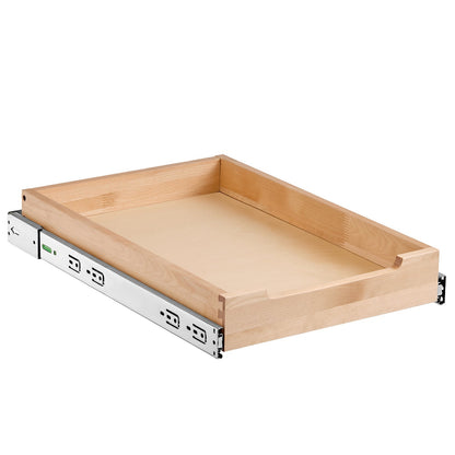 Pull Out Cabinet Organizer Soft Close Slideout Shelf Wooden Drawer 14"Wx21"D