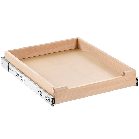 Pull Out Cabinet Organizer Soft Close Slideout Shelf Wooden Drawer 17"Wx21"D