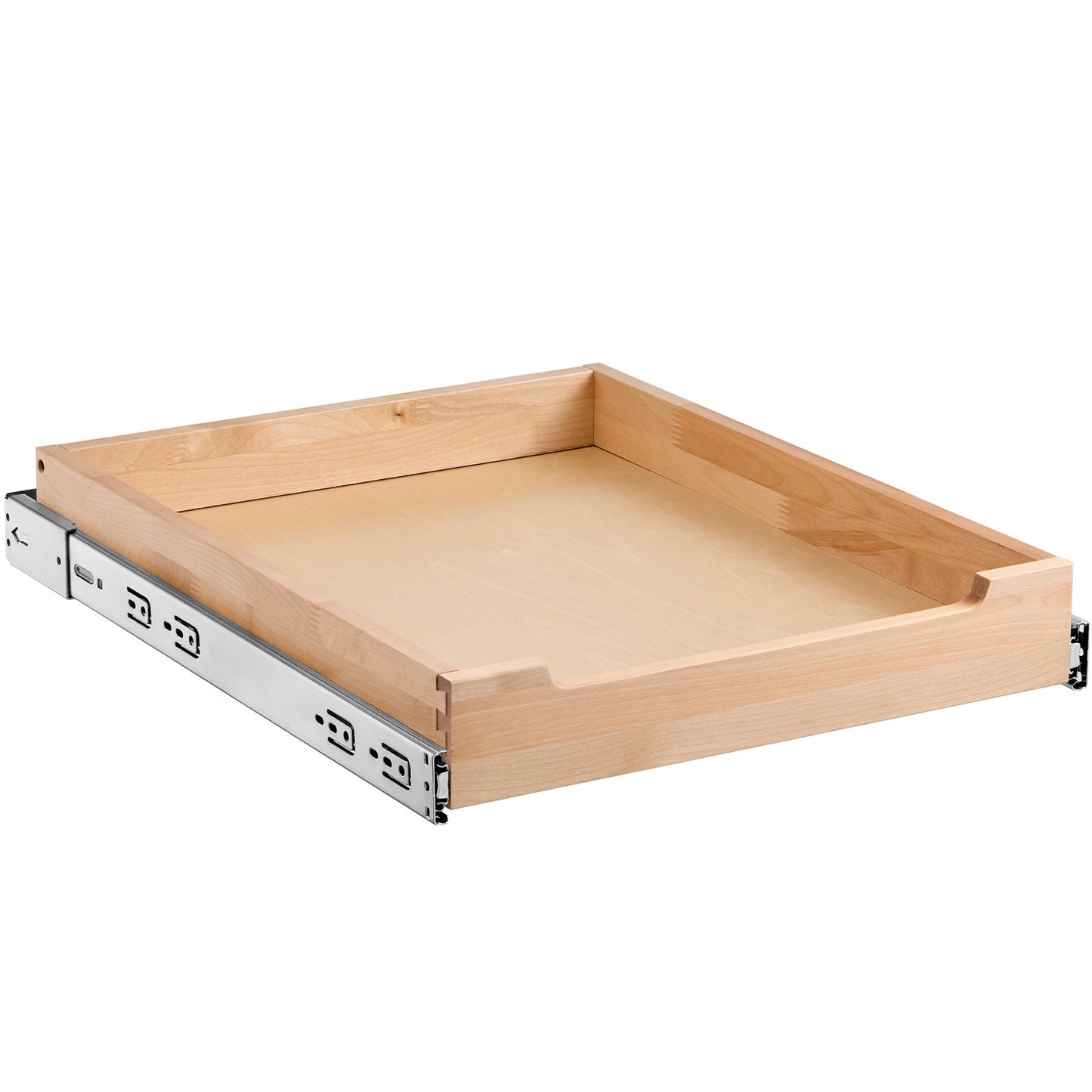 Pull Out Cabinet Organizer Soft Close Slideout Shelf Wooden Drawer 17"Wx21"D