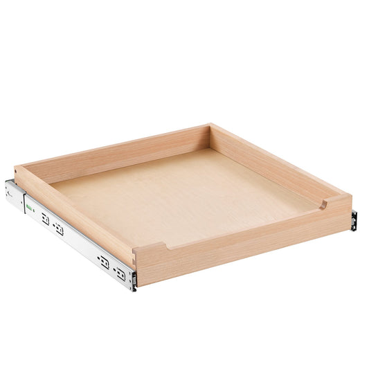 Pull Out Cabinet Organizer Soft Close Slideout Shelf Wooden Box 20"Wx21"D