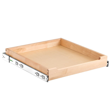 Pull Out Cabinet Organizer Soft Close Slideout Shelf Wooden Box 20"Wx21"D
