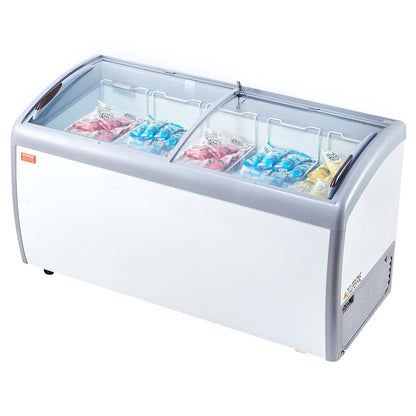 460 L kommerzielle Glasvitrine für Eiscreme-Gefrierschrank