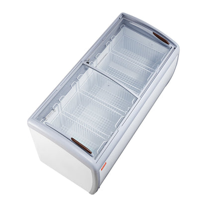 460 L kommerzielle Glasvitrine für Eiscreme-Gefrierschrank
