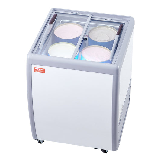 158 L Kommersiell glassmontern Gelato Doppfrysskåp