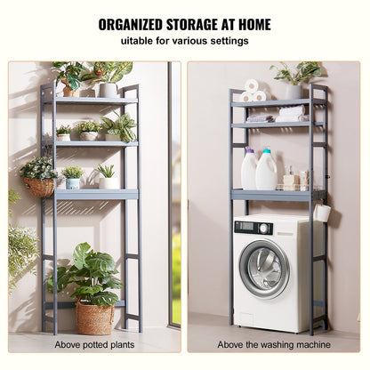 Över toaletten Förvaring 3-vånings badrum Hylla Rack Space Saver Organizer