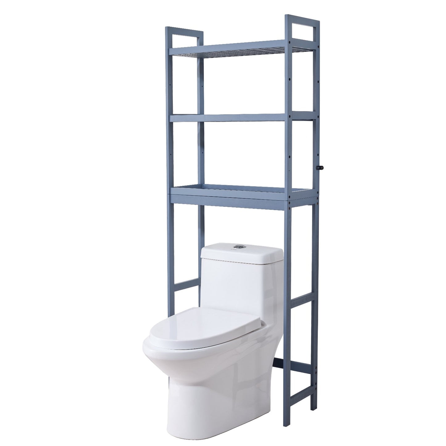 Över toaletten Förvaring 3-vånings badrum Hylla Rack Space Saver Organizer