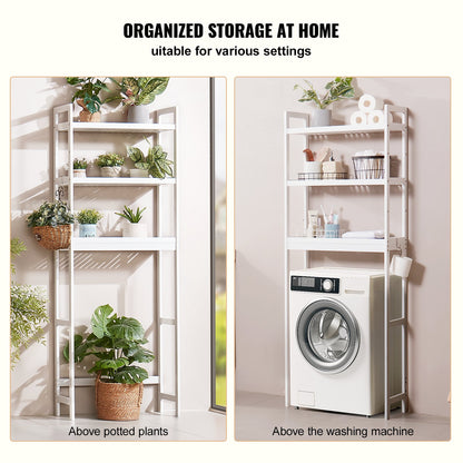 Över toaletten Förvaring 3-vånings badrum Hylla Rack Space Saver Organizer