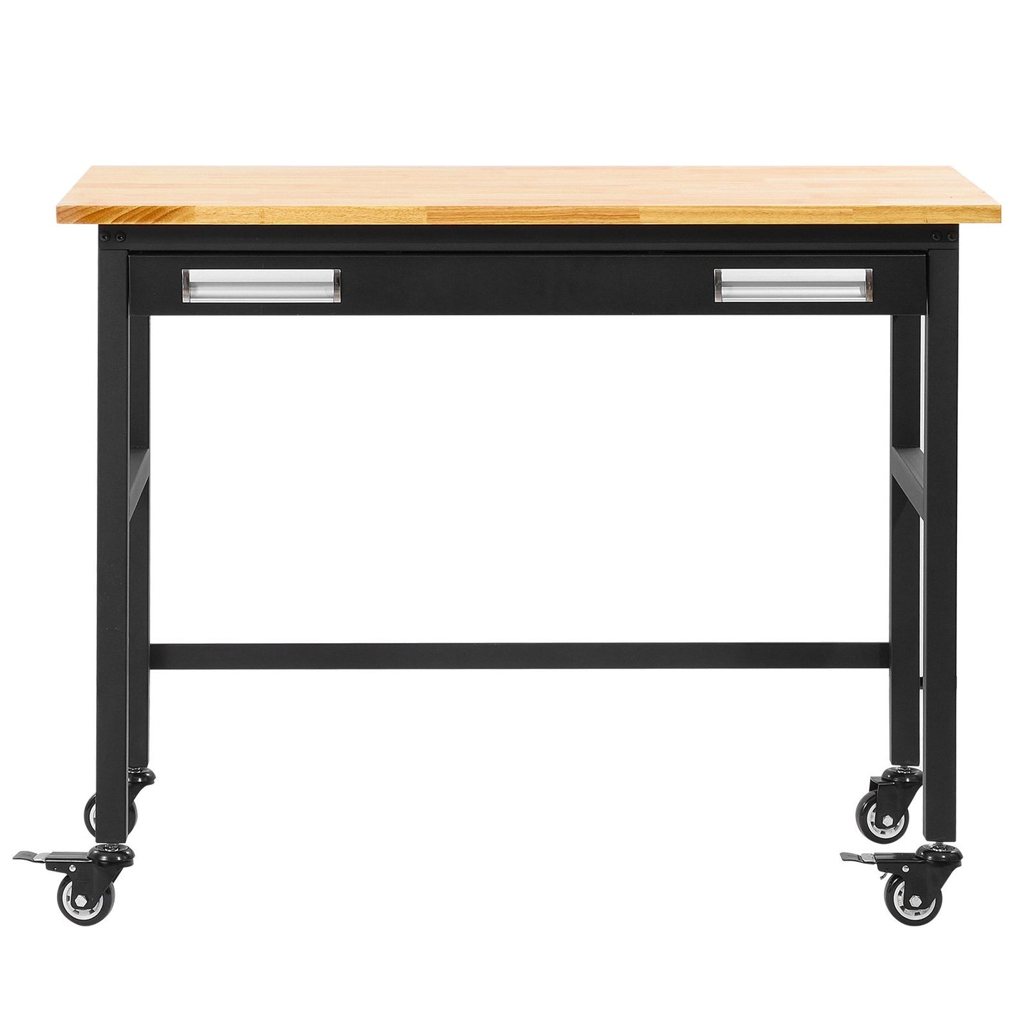 48" Werkbank auf Rädern, Holzwerkbank mit Schubladen-Organizer, 1500 lbs