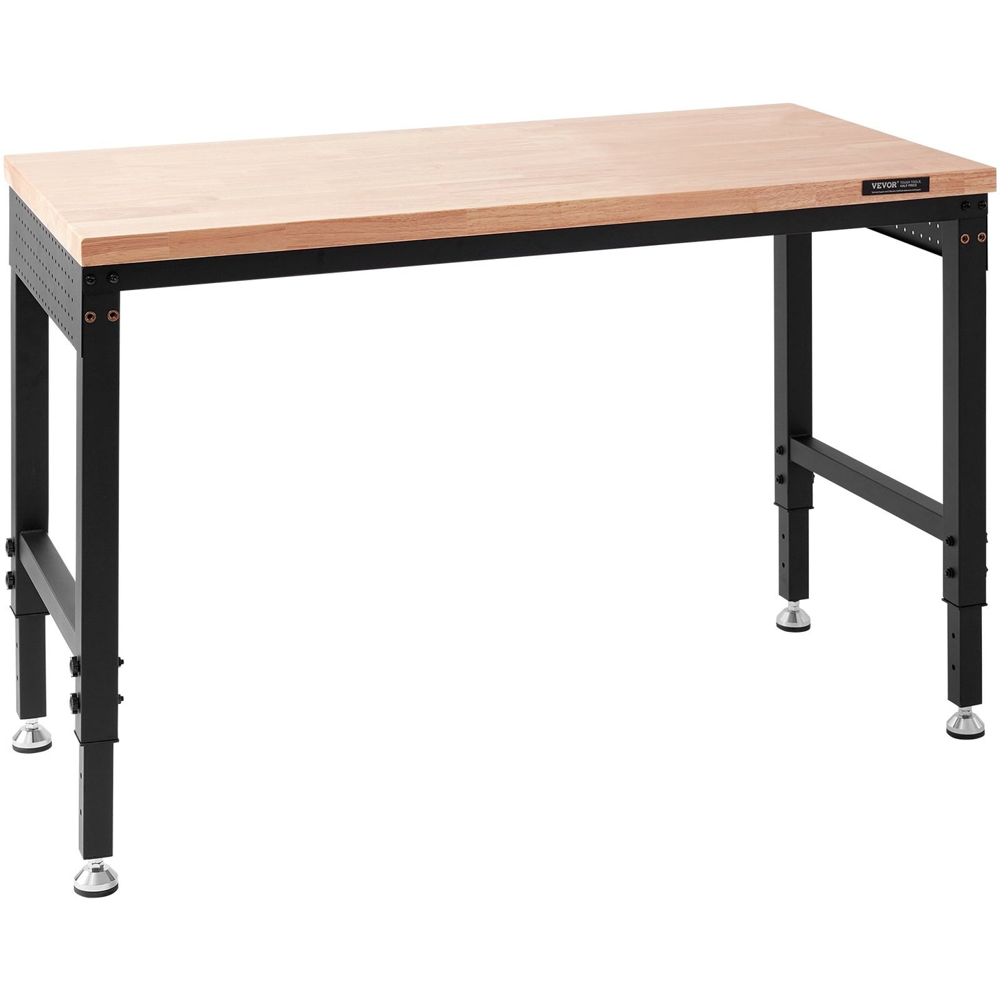 Arbetsbänk med justerbar höjd 48"L x 24"W Arbetsbänksbord med eluttag