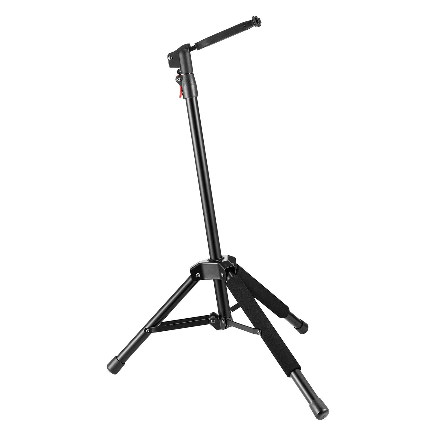 Dreibeiniger Gitarrenständer, bodenstehend, zusammenklappbar, 90-120 cm, höhenverstellbar