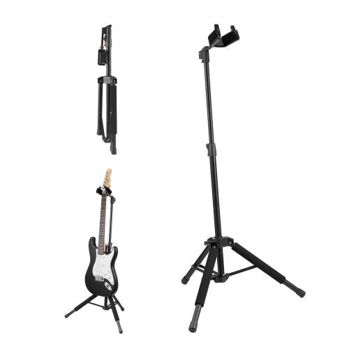 Tripod Gitarrstativ Golvstående Hopfällbart 900-1200 mm (35,4-47,2 tum) Justerbar Höjd |  EU