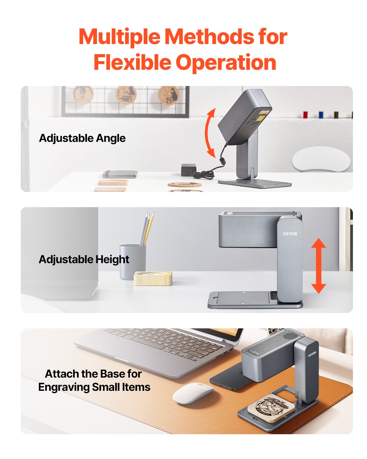 Portable Laser Engraver 600 mm/s 5W High Speed Handheld Engraving Machine 3.14'' X 3.14'' Engraving Area Compatible with Android, Ios and Windows for Metal Single Blue Laser Wood Leather Acrylic Fiber Jewelry Glass