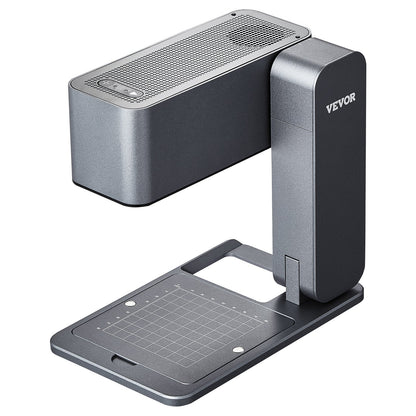 Portable Laser Engraver 600 mm/s 5W High Speed Handheld Engraving Machine 3.14'' X 3.14'' Engraving Area Compatible with Android, Ios and Windows for Metal Single Blue Laser Wood Leather Acrylic Fiber Jewelry Glass