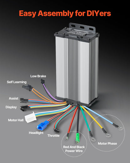 1000W Electric Bike Conversion Kit 48V 26" Front Wheel Motor for Electric Bike Hub