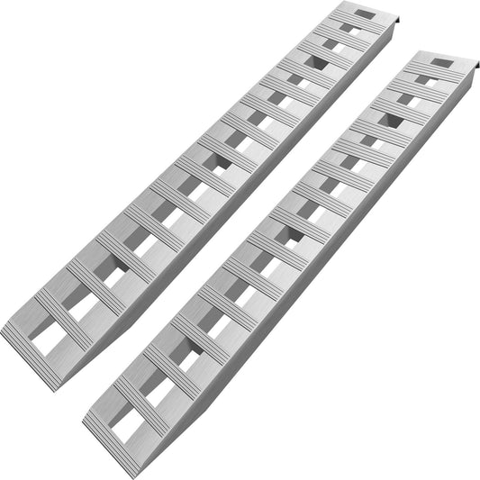 84"x14" Aluminum Loading Ramps 6000lbs Car Trailer Truck Hook End 1 Pair