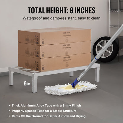 Aluminum Support Stand Stationary Support Stand 36" x 20" x 8" Storage Stand