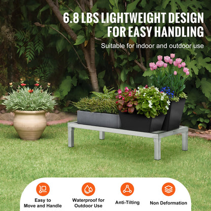 Aluminum Support Stand Stationary Support Stand 36" x 20" x 8" Storage Stand