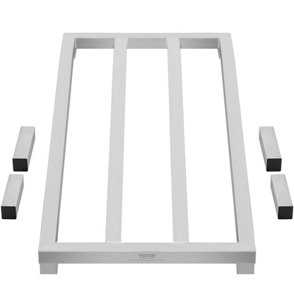 Stödställ i aluminium Stationär Stötställ 48" x 20" x 8" Förvaringsställ