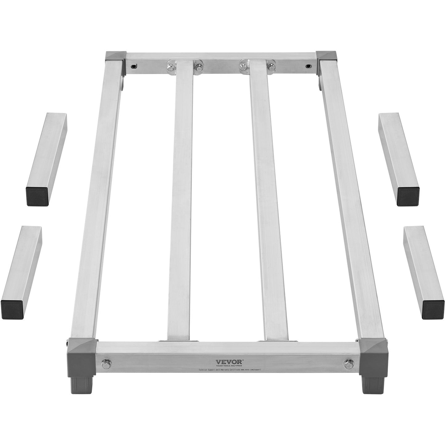 Stödställ i aluminium Stationär Stötställ 48" x 20" x 12" Förvaringsställ