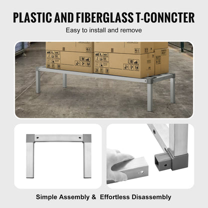 Aluminum Support Stand Stationary Support Stand 60" x 20" x 12" Storage Stand