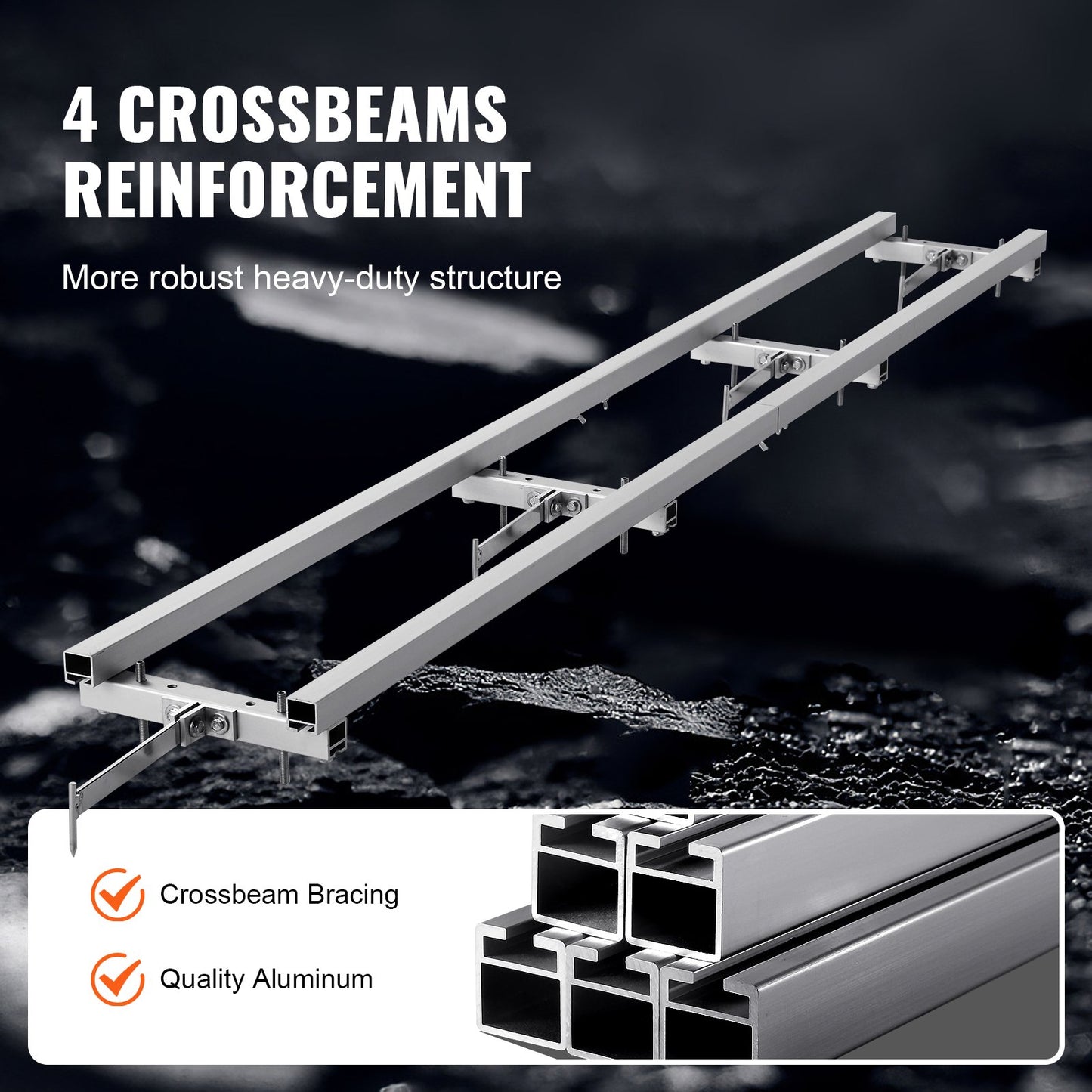 Rail Mill Guide System 9 ft motorsågsfräsning Rail Guide 4 tvärbalkssatser