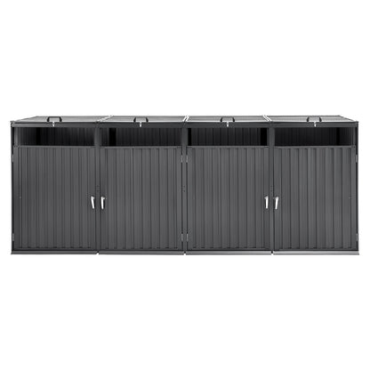 Soptunna förvaring soptunna förvaring 4 x 52,79 gal för soptunnor