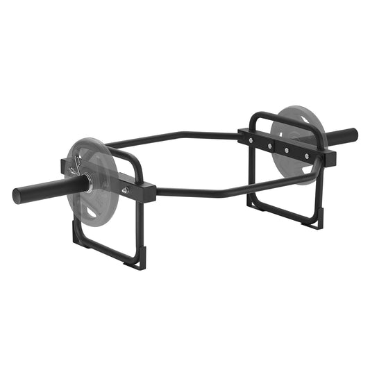 Trap Bar, 500 LBS Hex Barbell Trap Bar, 55.7" Squat Deadlift Barbell, 50 mm Diameter Weightlifting Strength Training Back Bar with Handles, Home Gym for Squats, Deadlifts, Shrugs