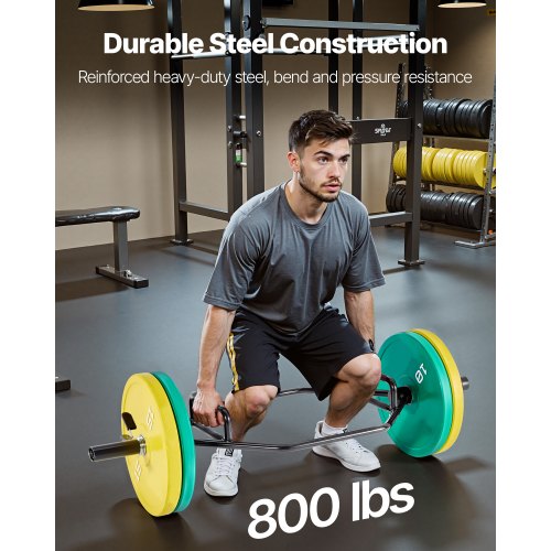 Trap Bar Hex Bar Skivstång Tyngdlyftning för Knäböj Shrug Marklyft 50 mm |  EU