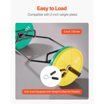 Trap Bar Hex Bar Skivstång Tyngdlyftning för Knäböj Shrug Marklyft 50 mm |  EU