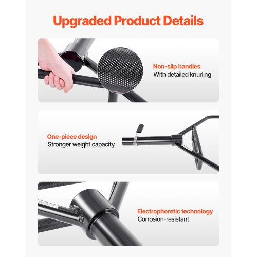 Trap Bar Hex Bar Skivstång Tyngdlyftning för Knäböj Shrug Marklyft 50 mm |  EU