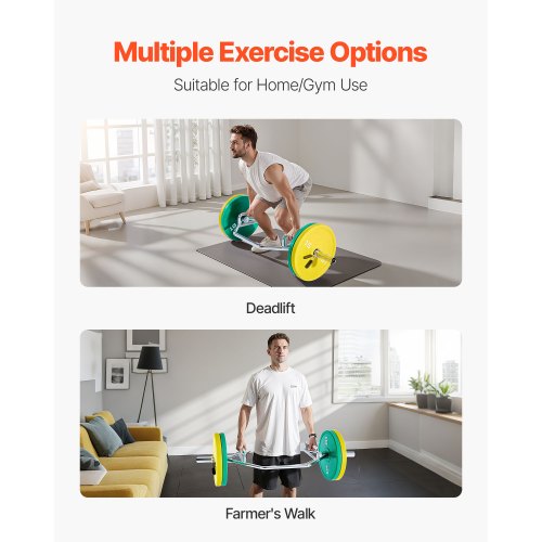 Trap Bar Hex Bar Skivstång Tyngdlyftning för Knäböj Shrug Marklyft 50 mm |  EU