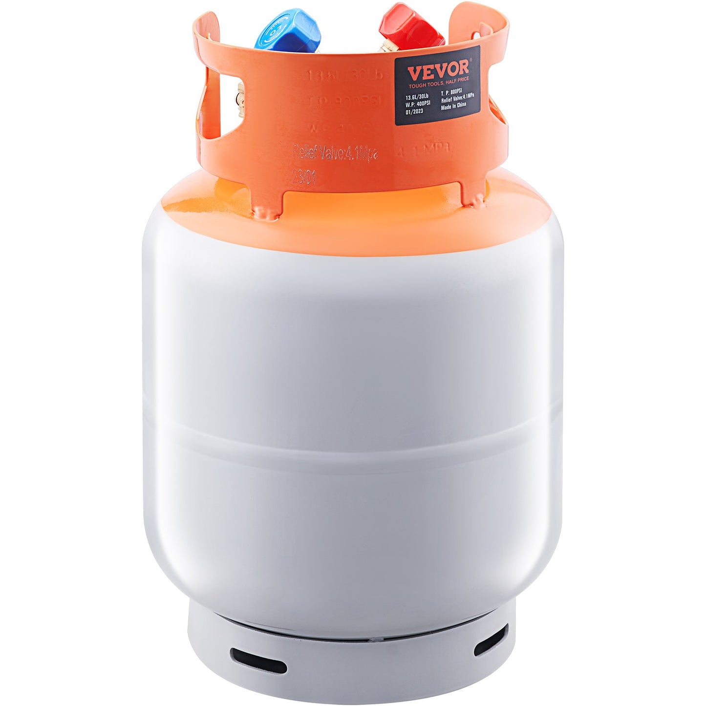 Köldmedieåtervinning Reclaim 13,6 kg cylindertank med flytströmbrytare